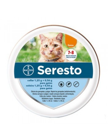 SERESTO Gato 38 cm duracion 8 meses