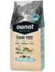 OWNAT Just Grain Free Gato Esterilizado 8Kg con Pescado + REGALO Snack