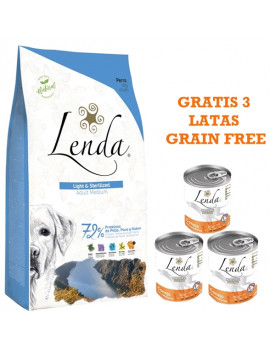 LENDA Light 12 Kg + REGALO 3 Latas Lenda Grain Free