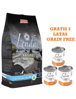 LENDA Atún Grain Free 12 Kg + REGALO 3 Latas Lenda Grain Free