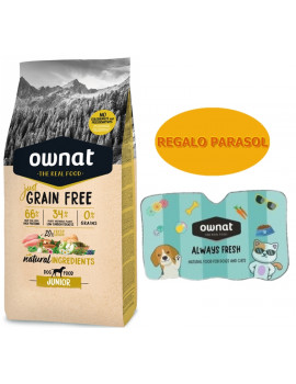 OWNAT Just Grain Free Junior 14Kg + REGALO Parasol