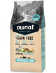 OWNAT Just Grain Free Gato Esterilizado 8Kg con Pescado + REGALO Snack