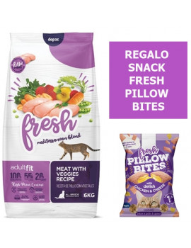 FRESH MEDITERRANEAN BLEND Cat Adult Fit 6Kg + REGALO Snack Fresh Pillow Bites