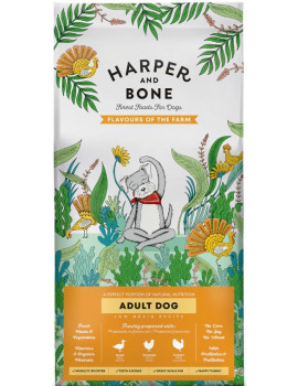 HARPER & BONE Dog Adult Medium & Large Pato, Pollo y Pavo 12Kg