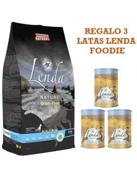 LENDA Atún Grain Free 12 Kg + REGALO 3 Latas Lenda Foodie