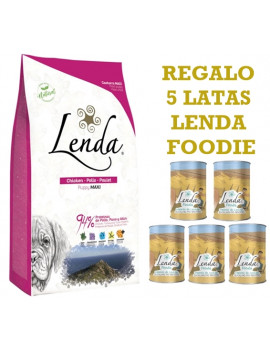 LENDA Puppy Maxi 12 Kg + REGALO 5 Latas Lenda Foodie