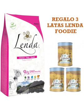 LENDA Puppy Medium 12 Kg + REGALO 3 Latas Lenda Foodie