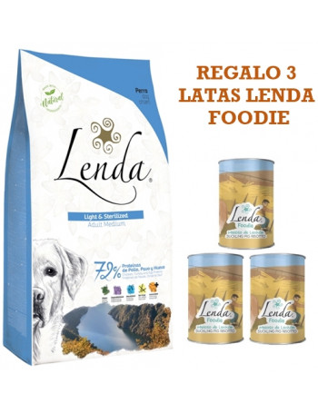 LENDA Light 12 Kg + REGALO 3 Latas Lenda Foodie