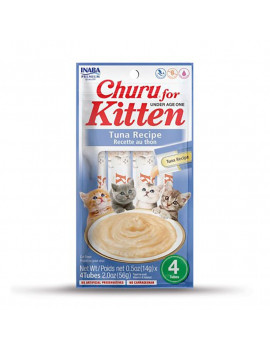 CHURU Ciao Kitten Receta Atún 4x14g