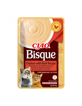 Bisque Ciao Receta Pollo con Carne 40g