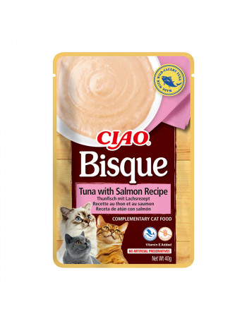 Bisque Ciao Receta Atún con Salmón 40g