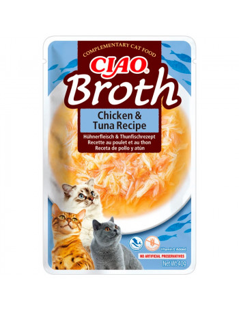 BROTH Ciao Receta Pollo y Atún 40g