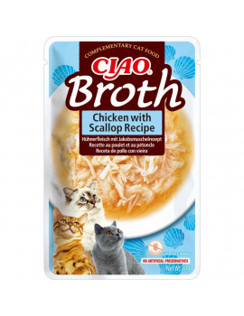 BROTH Ciao Receta Pollo con Vieira 40g