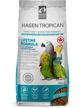 HAGEN TROPICAN Comida Loros Mantenimiento 4mm 820g