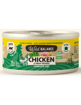 WILD BALANCE Filosofía Barf Pollo y Vegetales 120g