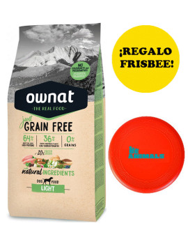 OWNAT Just Grain Free Light 14Kg + REGALO Frisbee