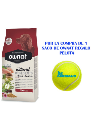 OWNAT CLASSIC Complet 20kg + REGALO Pelota 