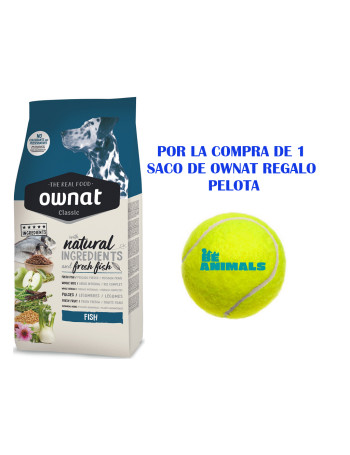 OWNAT CLASSIC Fish 20kg + REGALO Pelota